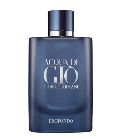 Main Accords:
Aquatic
Fresh
Citrus
Synthetic
Spicy

Giorgio Armani Acqua di Gio Profondo (Sample Decant) – masculine.
Luxury aquatic aromatic fragrance, fresh marine designer perfume, deep clean scent with a modern masculine freshness.
Best aquatic men’s fragrance, luxury fresh cologne, long-lasting masculine scent, summer signature fragrance, clean marine scent, versatile designer perfume.
