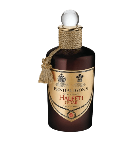 Main Accords:
Woody
Spicy
Fruity
Oriental
Sweet

Penhaligon’s Halfeti Cedar (Sample Decant) – unisex.
Luxury woody spicy fragrance, dry cedar niche perfume, warm refined scent with a smooth depth.
Best woody fragrance, luxury cedar perfume, long-lasting unisex scent, elegant signature fragrance, warm spicy scent, refined niche perfume.