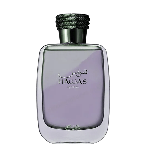 Main Accords:
Fresh
Fruity
Sweet
Aquatic
Synthetic

Rasasi Hawas (Sample Decant) – masculine.
Luxury fresh aquatic fragrance, sweet fruity perfume, energetic youthful scent with crisp citrus freshness and musky amber depth.
Best fresh summer fragrance, luxury affordable cologne, long-lasting masculine scent, aquatic signature fragrance, youthful sweet scent, compliment-getting perfume.