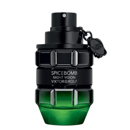 Main Accords:
Synthetic
Sweet
Spicy
Fruity
Fresh

Viktor & Rolf Spicebomb Night Vision (Sample Decant) – masculine.
Luxury fresh spicy fragrance, green aromatic designer perfume, modern energetic scent with a sweet dark twist.
Best fresh spicy fragrance, luxury men’s cologne, long-lasting bold scent, clubbing fragrance, modern masculine perfume, energetic night scent.