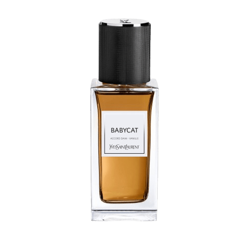 Main Accords:
Sweet
Smoky
Spicy
Resinous
Leathery

YSL Babycat (Sample Decant) – unisex.
Luxury vanilla suede fragrance, warm spicy niche-style perfume, smooth addictive scent with a smoky sweetness.
Best vanilla leather fragrance, luxury warm perfume, long-lasting unisex scent, bold signature fragrance, spicy sweet scent, addictive designer fragrance.