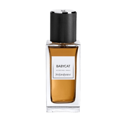 Main Accords:
Sweet
Smoky
Spicy
Resinous
Leathery

YSL Babycat (Sample Decant) – unisex.
Luxury vanilla suede fragrance, warm spicy niche-style perfume, smooth addictive scent with a smoky sweetness.
Best vanilla leather fragrance, luxury warm perfume, long-lasting unisex scent, bold signature fragrance, spicy sweet scent, addictive designer fragrance.